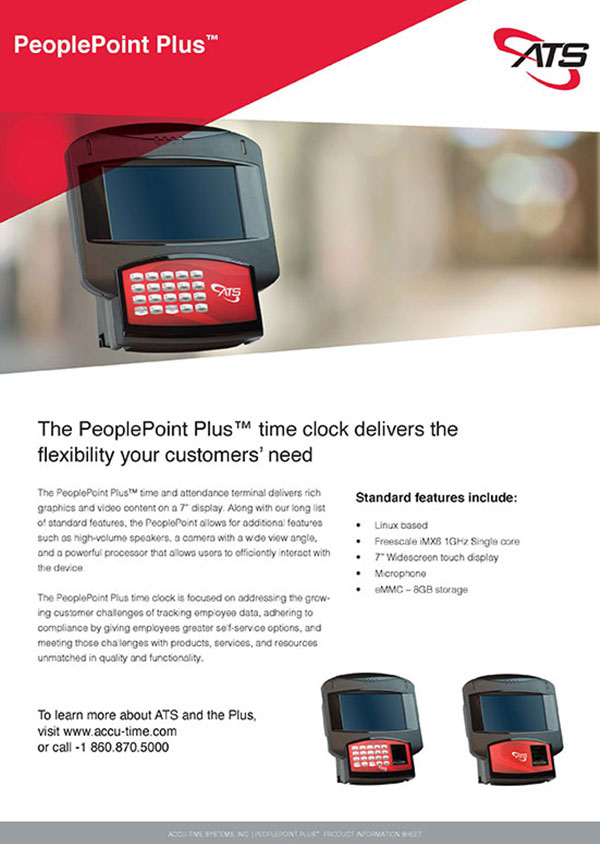PeoplePoint Turbo Time Clock resource